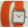 Bracelet double tour orange