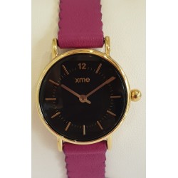 Montre bracelet feston violet