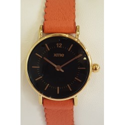 Montre bracelet feston orange