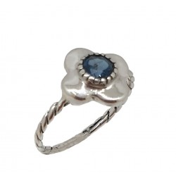 Bague topaze bleu london