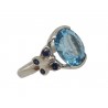 Bague Topaze et saphir