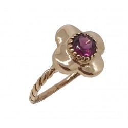 Bague grenat rhodolite