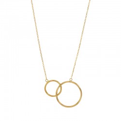 Collier cercles entrelacés