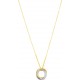 Collier en or jaune et blanc