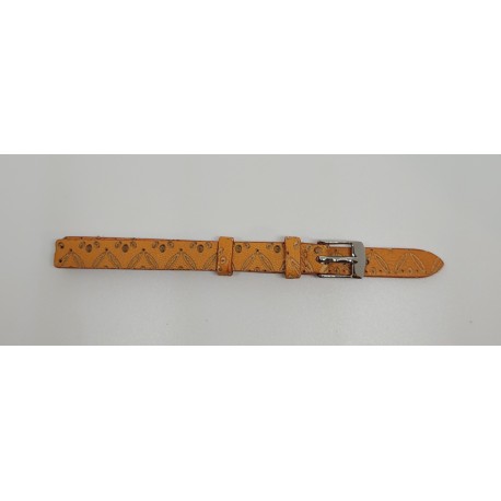 Bracelet percé orange