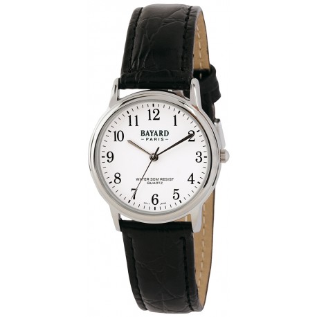 Montre Bayard homme, fond vissé