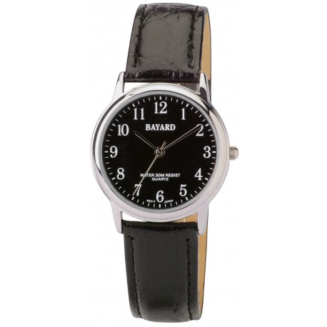 Montre Bayard homme cadran noir